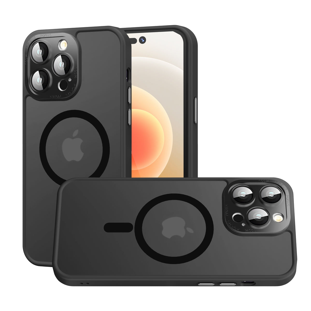For Apple iPhone 17E /16E Complete Protection HQ Matte Translucent Hybrid Shockproof w/ Camera Protector Compatible with MagSafe Case Cover