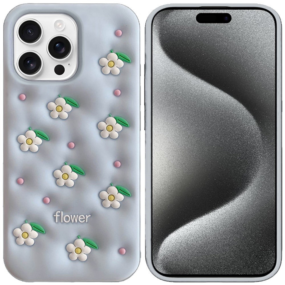 Fashionable Silicone Textured Decorative Design Pattern Protective Rubber TPU Hybrid Protection