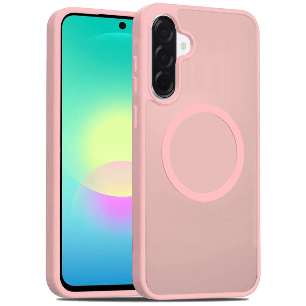 Phone Case for Samsung Galaxy A27 Magnetic Matte Hybrid Shockproof Smooth Grip Durable Camera Protection Anti-Slip Soft Touch TPU Armor Cover