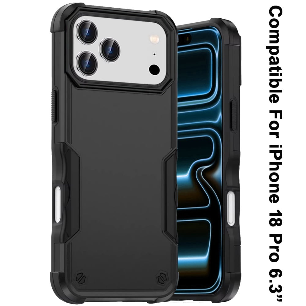 Shockproof Rugged Hybrid TPU Anti-Slip Grip Armor Military Grade Drop Resistant Shock-Absorbing Impact