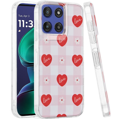 For Motorola Moto G Stylus 5G 2026 /2025 Fashion Layer Design Slim IMD TPU Protective, Shockproof Hybrid Stylish Durable Hard PC Case Cover