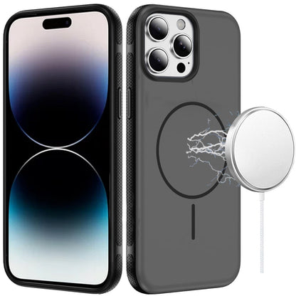 Phone Case for Apple iPhone 14 Pro Max Super Magnetic Matte Hybrid Shockproof Thick Protective Durable Grip Anti Scratch Premium Edge Slim Fit Cover