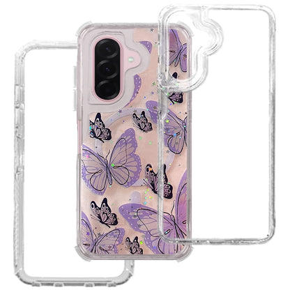 Phone Case for Samsung Galaxy A37 Magnetic Hybrid Fashion Printed Pattern Artwork Stylish Printed Design Dual Layers TPU Rubber SIlicone Hard PC Cover