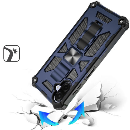 Phone Case for Samsung Galaxy A08 4G, A07 5G, A07 4G Built in Magnetic Hiden Kickstand Shockproof Rugged Armor Grip Hybrid Heavy Duty Anti Slip Protective Style Cover