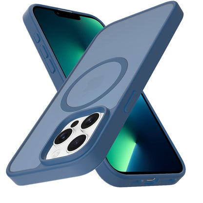 For Apple iPhone 13 Pro MagSafe Compatible Case Hybrid Soft TPU Bumper Hard Translucent Matte Back Slim Shockproof Case Cover