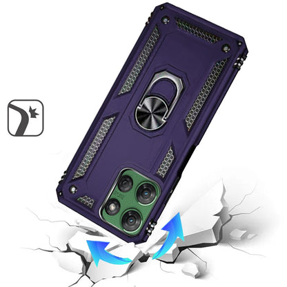 For Motorola Moto G Power 5G 2025 Hybrid Shockproof Durable 360 Degree Rotatable Ring Stand Holder Kickstand Fit Magnetic Car Mount Case Cover