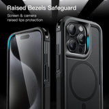For Apple iPhone 15 Plus (6.7") Shockproof Heavy Duty Dual-Layer Rugged Magnetic Hybrid [Compatible with MagSafe]  Phone Case Cover