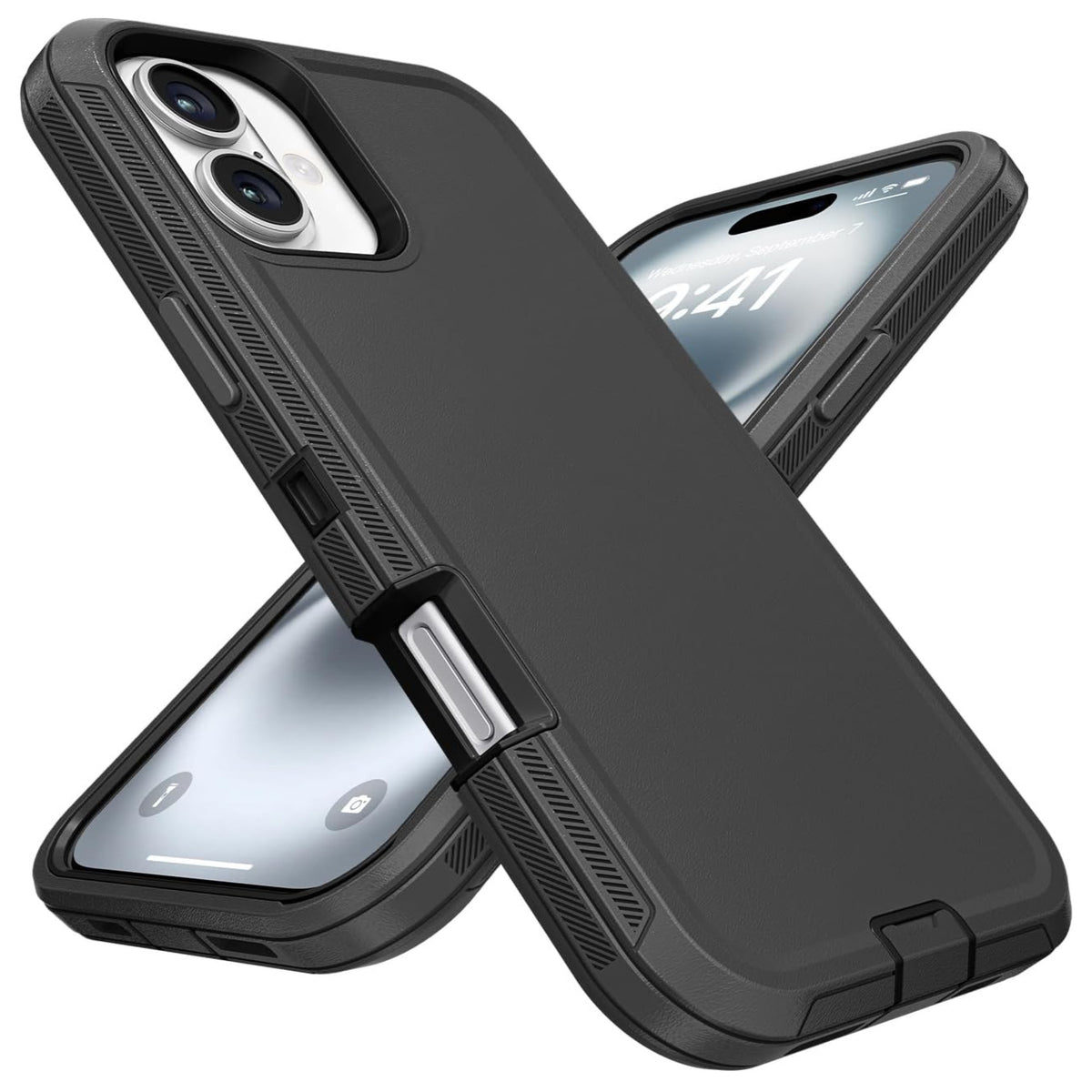 For Samsung Galaxy S25 /S24 Delux Armor Case Shockproof Rugged 3-Layer Protection Hybrid Heavy Duty with Enhanced Durability Case Cover