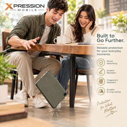 Trifold PU Leather Magnetic Closure Multi Angle Stand Slim Fit Lightweight Soft Lining Precise Cutouts