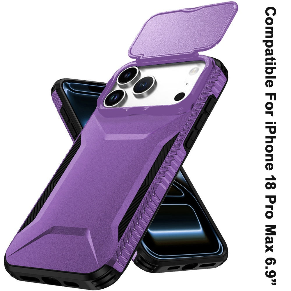 Phone Case for Apple iPhone 18 Pro Max Shockproof Hybrid Rugged Grip Camera Window Guard Window Protective Heavy Duty Slim Textured Design Cover