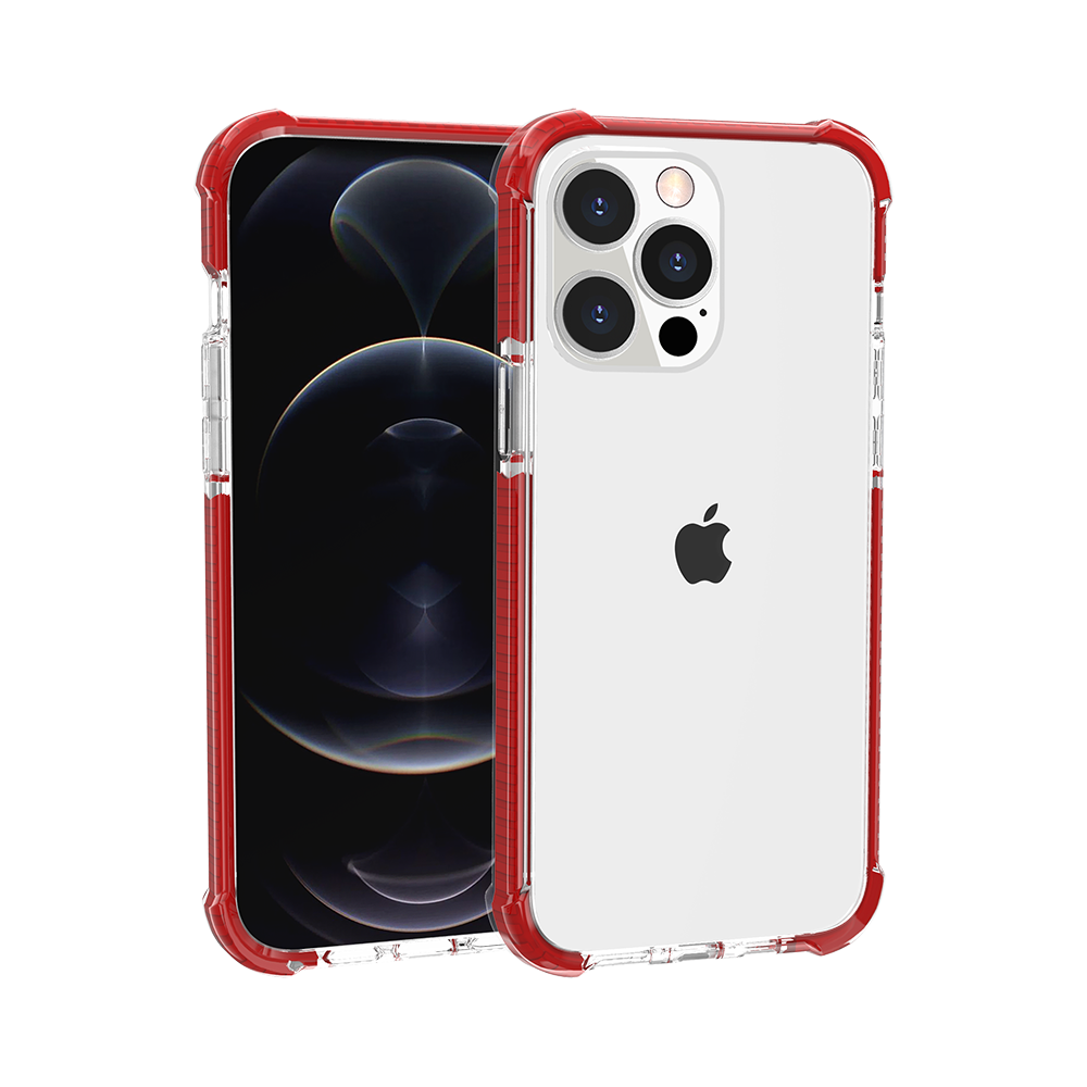 For Apple iPhone 17 Hybrid Transparent Acrylic Rubber Gummy Hard PC Silicone TPU Color Bumper Frame Shockproof Case Cover