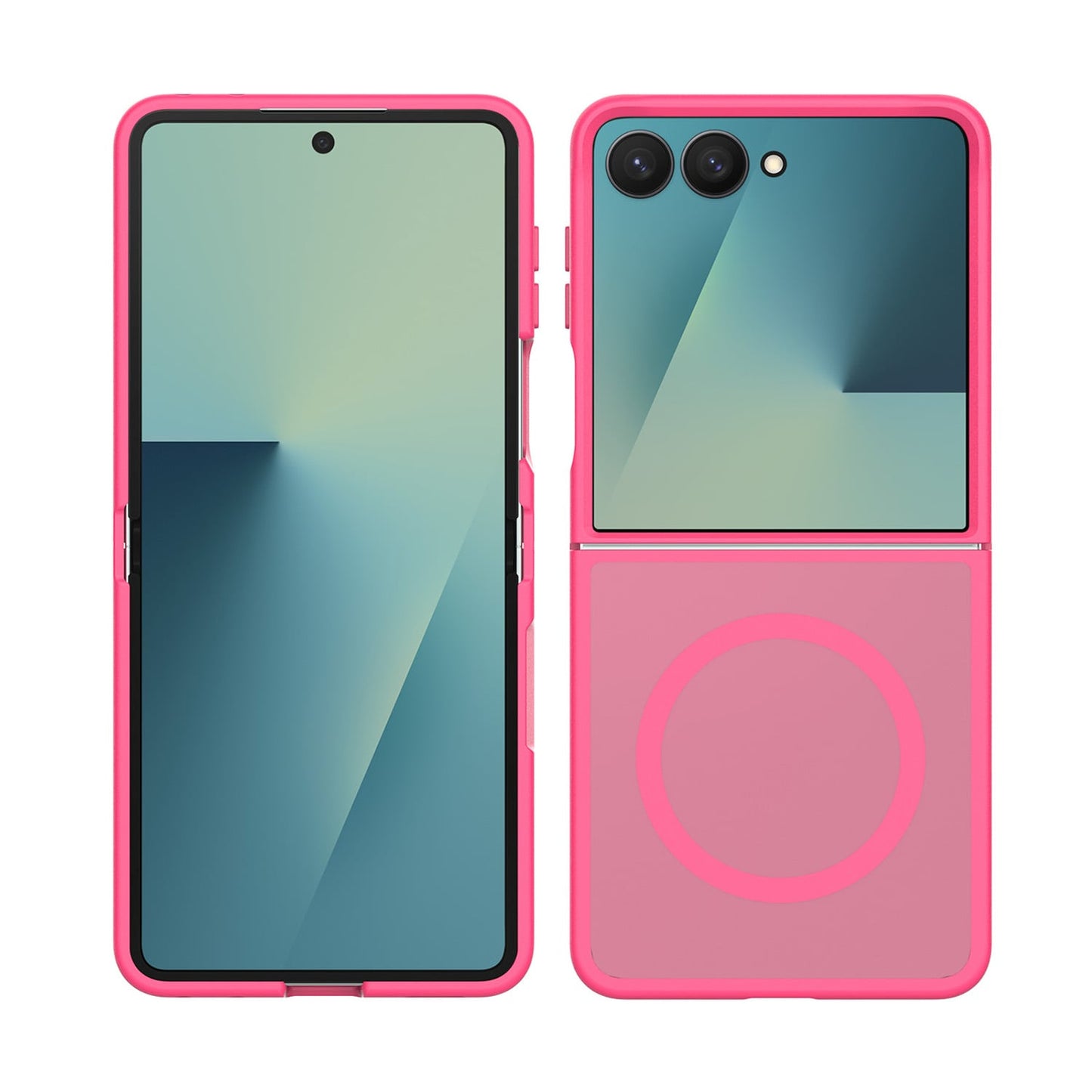 Phone Case for Samsung Galaxy Z Flip 8 Magnetic Matte Hybrid Shockproof Smooth Grip Durable Camera Protection Anti-Slip Soft Touch TPU Armor Cover