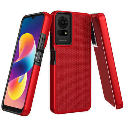 For AT&T Motivate Pro 5G Dual Layer Heavy-Duty Hybrid Rugged Case Rugged Texturized TPU & PC Shockproof Silicone Military Grade Case Cover