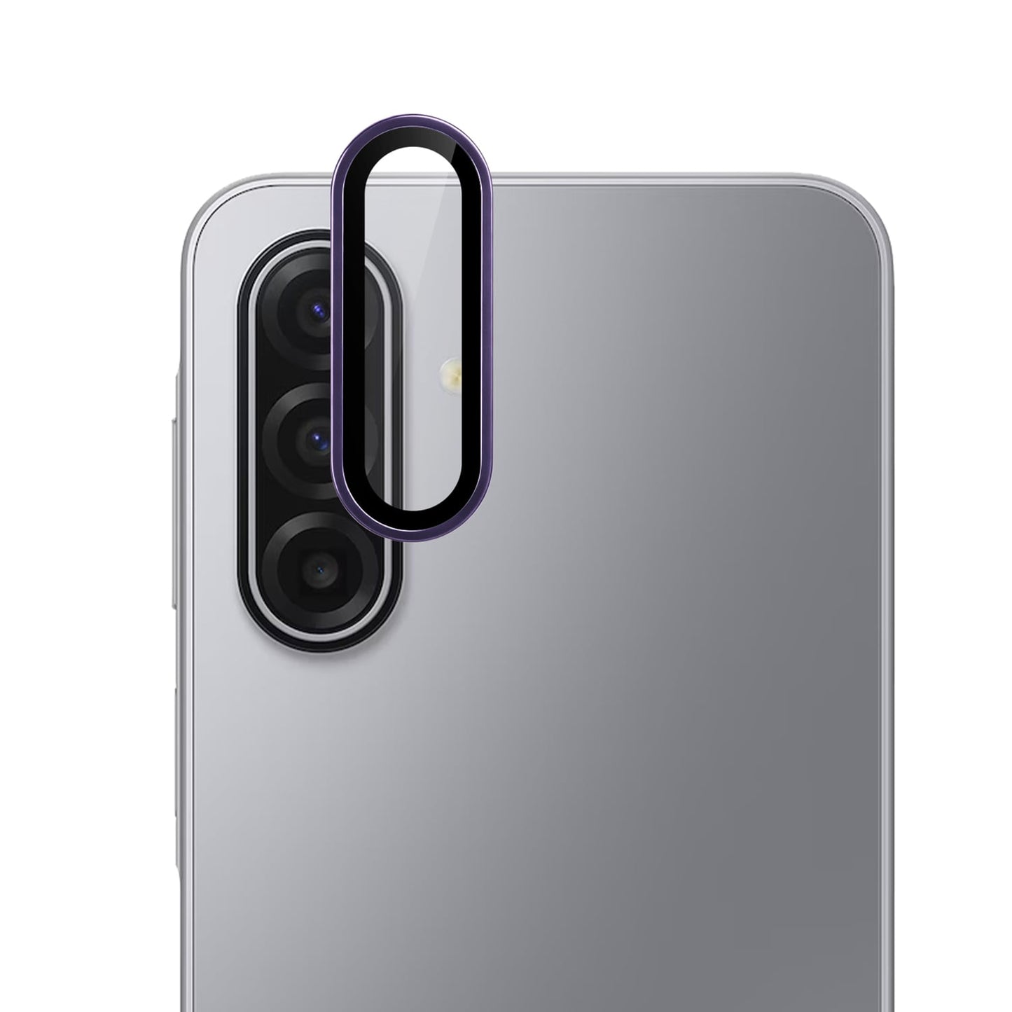 Camera Lens Protector for Samsung Galaxy A37 Camera Lens Protector Tempered Glass Metal Frame Scratch Resistant HD Clear Precision Fit