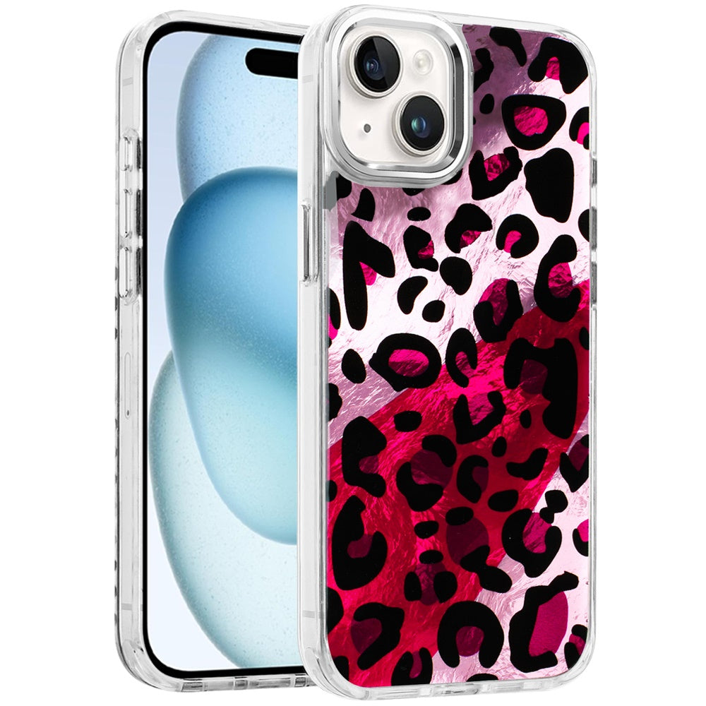For Apple iPhone 17E /16E Fashion Beautiful Epoxy Design Hybrid Fashion Stylish TPU Protective, Shockproof Hybrid PC Case Cover