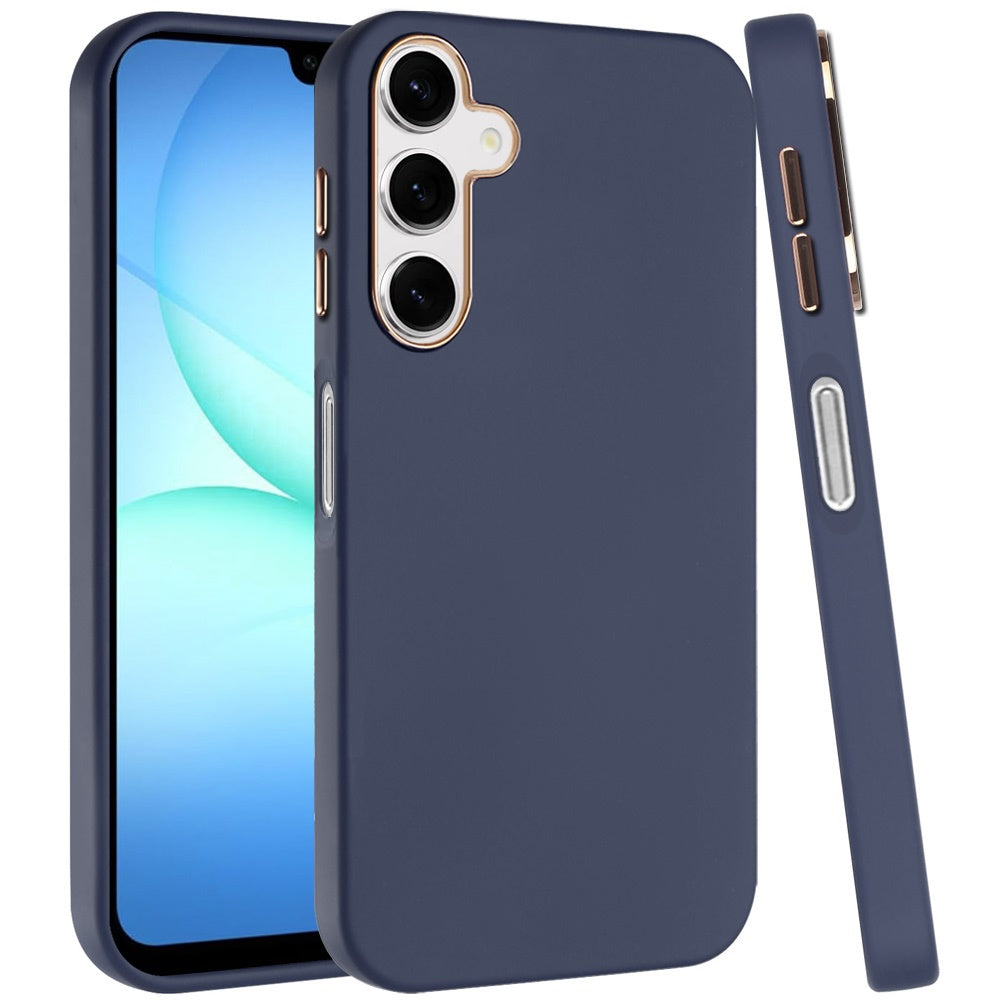 For Samsung Galaxy A17 5G Hybrid Armor Shockproof, Durable Bumper Rubber Gummy Gel Slick Hard PC Silicone TPU Case Cover