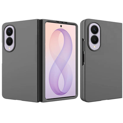 Phone Case for Samsung Galaxy Z Fold 8 Snap On Hard Shell Matte Finish Slim Fit Rubber TPU Soft Lightweight Protective Cover Gray