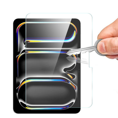 For Tempered Glass Screen Protector 9H Hardness, Touchpad Compatible, Case Friendly, Bubble Free, AB Glue, Ultra HD Clear Tablet Case Cover