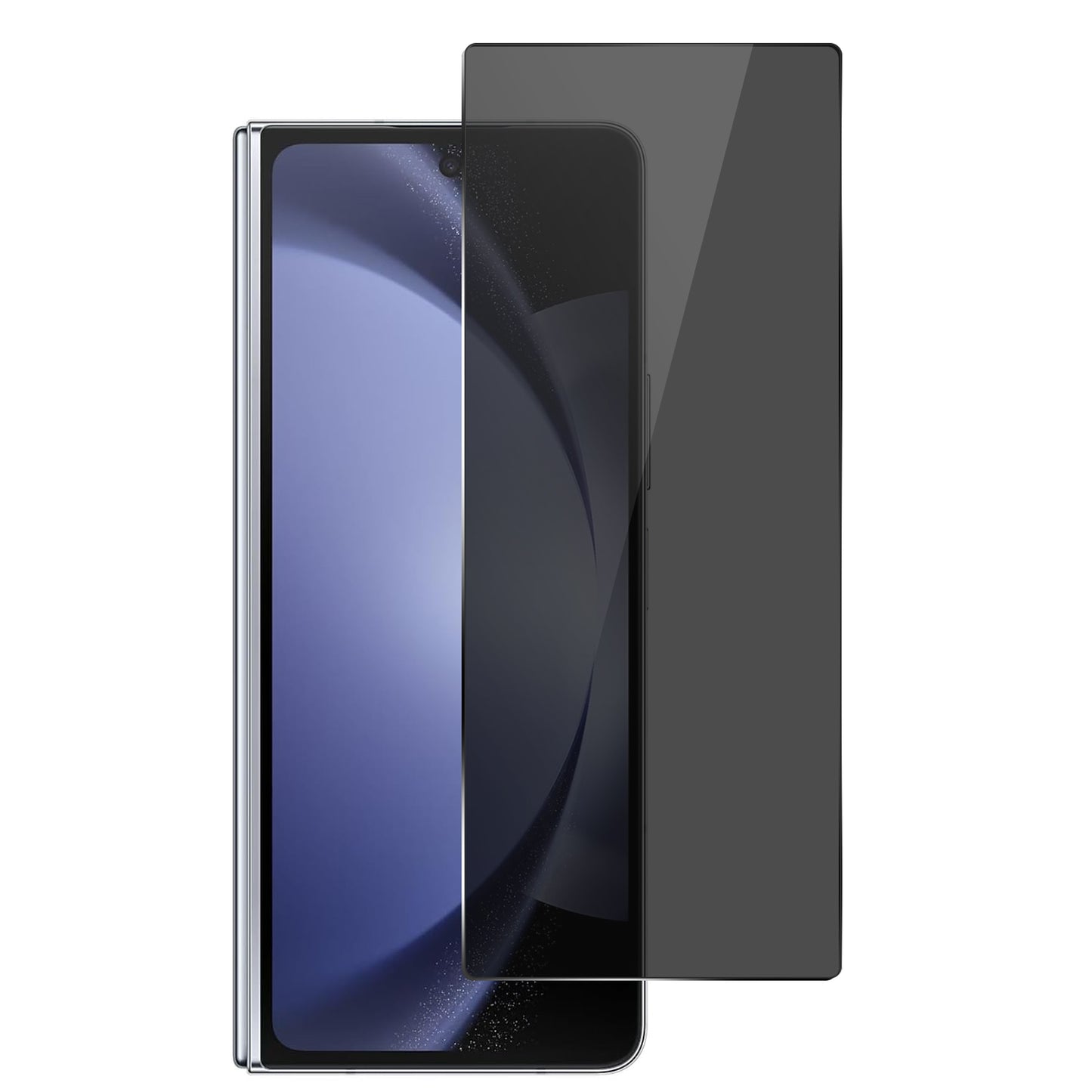 Screen Protector for Samsung Galaxy Z Fold 8 Ultra Tempered Glass Screen Protector Privacy Anti-Spy Anti Peeping 9H, Black Screen Guard Easy to Install Black