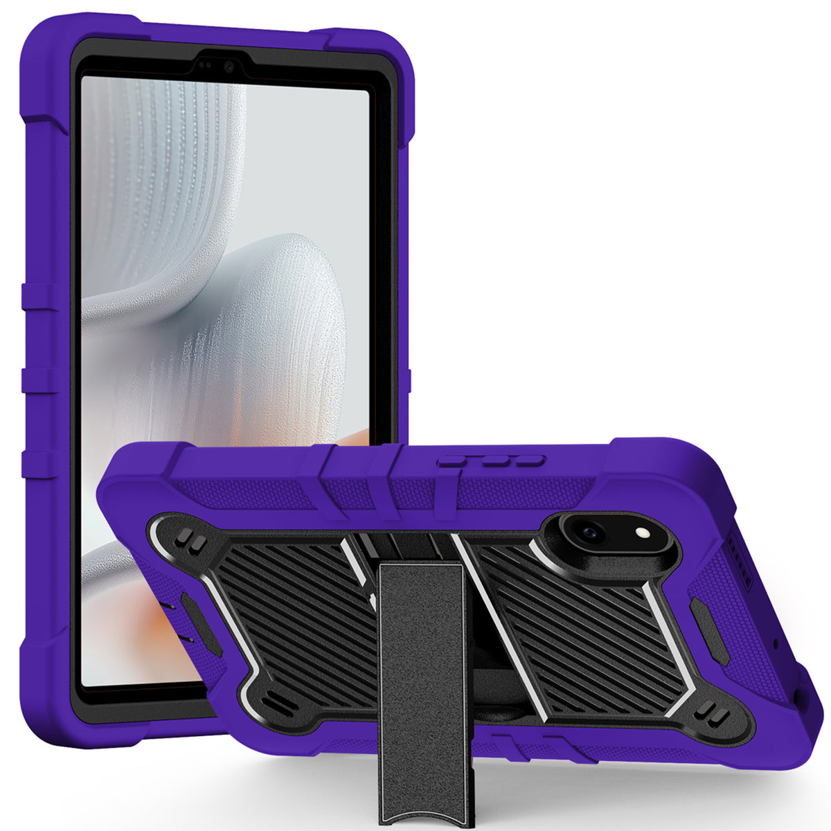 Tablet Case for BLU Tab one 5G Hybrid Rugged Kickstand Heavy Duty Shockproof Armor Dual Layer Hard PC Soft TPU Drop Protection Cover