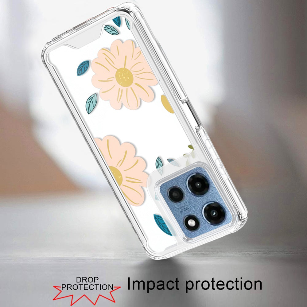 For Motorola Moto G 5G 2026/2025 Beautiful TPU Design, Slim Shockproof Soft Cover for Women and Girls, Stylish Protective Case Cover
