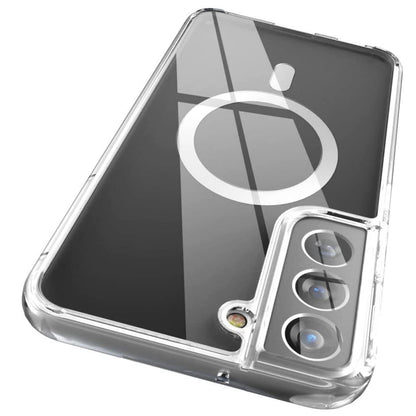 For Samsung Galaxy Z Flip 7 Hybrid Clear Case Compatible with MagSafe Shockproof Protective Transparent Back, Slim Fit, Wireless Charging Ready Case Cover Clear