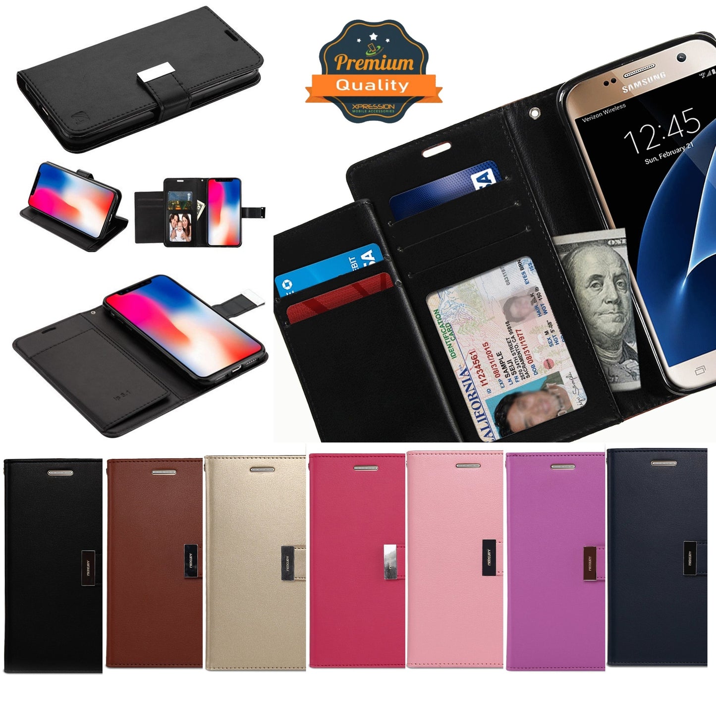 Phone Case for Google Pixel 11 Pro XL Wallet Credit Card Holder Hybrid Slim Protective Dual Function Storage PU Leather Flip Pouch Cover