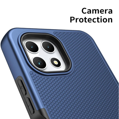 For AT&T Motive Pro 2 Dual Layer Slim & Tough Hybrid Shockproof Heavy Duty Rubber TPU Matte with Textured Rugged Shell Protection Case Cover