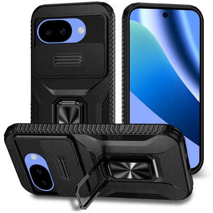 Phone Case for Google Pixel 10A Magnetic Ring Stand Camera Protection Shockproof Heavy Duty Kickstand Rugged Grip Anti Scratch Hybrid Cover