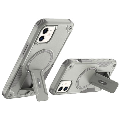 For Apple iPhone 16 Plus (6.7") Invisible Kickstand Case Compatible with MagSafe, Military-Grade Protection Shockproof Heavy Duty Case Cover