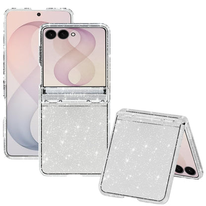 Transparent Glitter Finish Magnetic Circle Thick 3mm Hybrid Design Decorative Bling Sparkle Layered Protective Style