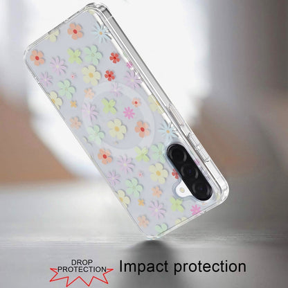 Phone Case for Galaxy A17 5G Stylish Design Shockproof Magnetic Magsafe Compatible TPU IMD Print Rugged Grip Drop Protection Slim Fashion Cover