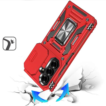 Phone Case for Samsung Galaxy Z Fold 8 Ultra Tough Metal Ring Shockproof Sliding Camera Window Hybrid Armor Rugged Anti Slip Heavy Duty Grip Cover