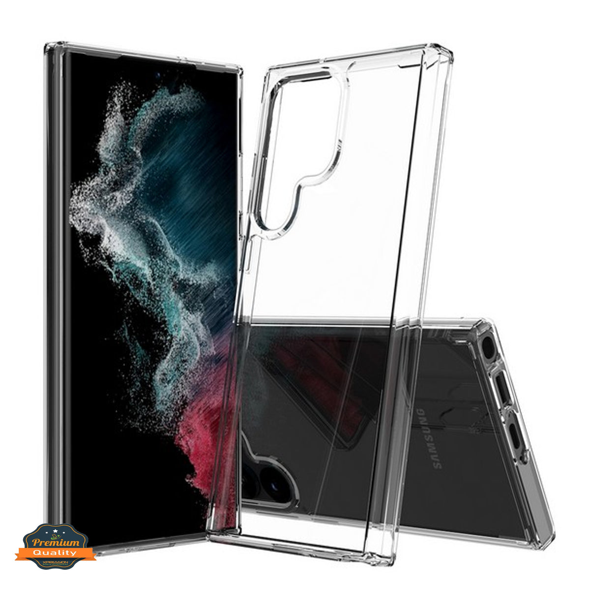 For Samsung Galaxy S26 Ultra Crystal HD Clear Back Hybrid Case TPU Bumper Frame Slim Shockproof Hard Defender Case Cover