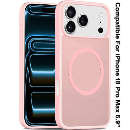 Phone Case for Apple iPhone 18 Pro Max Magnetic Matte Hybrid Shockproof Smooth Grip Durable Camera Protection Anti-Slip Soft Touch TPU Armor Cover