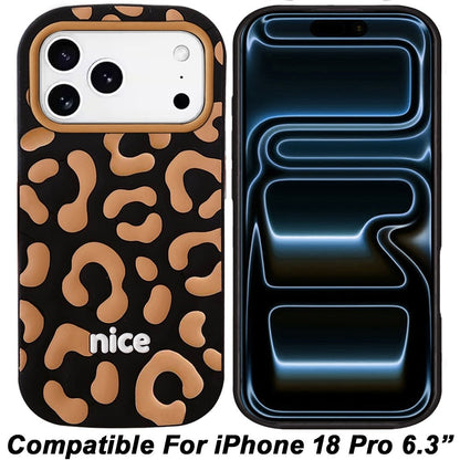 Phone Case for Apple iPhone 18 Pro Fashionable Silicone Textured Decorative Design Pattern Protective Rubber TPU Hybrid Protection Cover