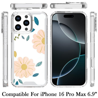 Phone Case for Apple iPhone 16 Pro Max Beautiful Fashion Design TPU Shockproof Hybrid Rubber PC Slim Lightweight Protective Stylish Pattern Cover