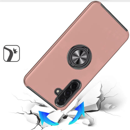 Phone Case for Samsung Galaxy A27 Invisible Ring Stand Shockproof Anti Slip Durable Grip Protective Hybrid Slim Fit Magnetic Car Mount Holder Cover