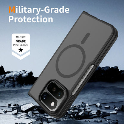Phone Case for Google Pixel 11 Pro Fold Magnetic Matte Hybrid Shockproof Smooth Grip Durable Camera Protection Anti-Slip Soft Touch TPU Armor Cover