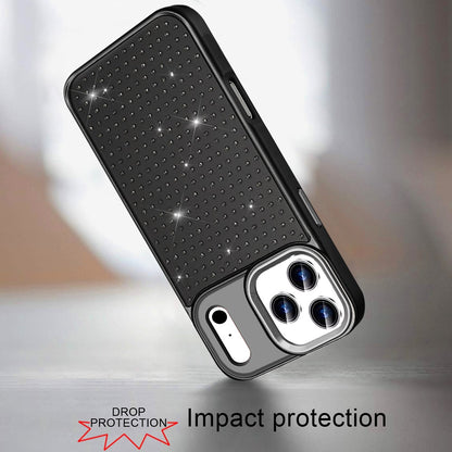 Phone Case for Apple iPhone 18 Pro Luxury Diamond Bling Sparkle Chrome Metallic Edge Shockproof Durable Protective Stylish Premium Hybrid Design Cover