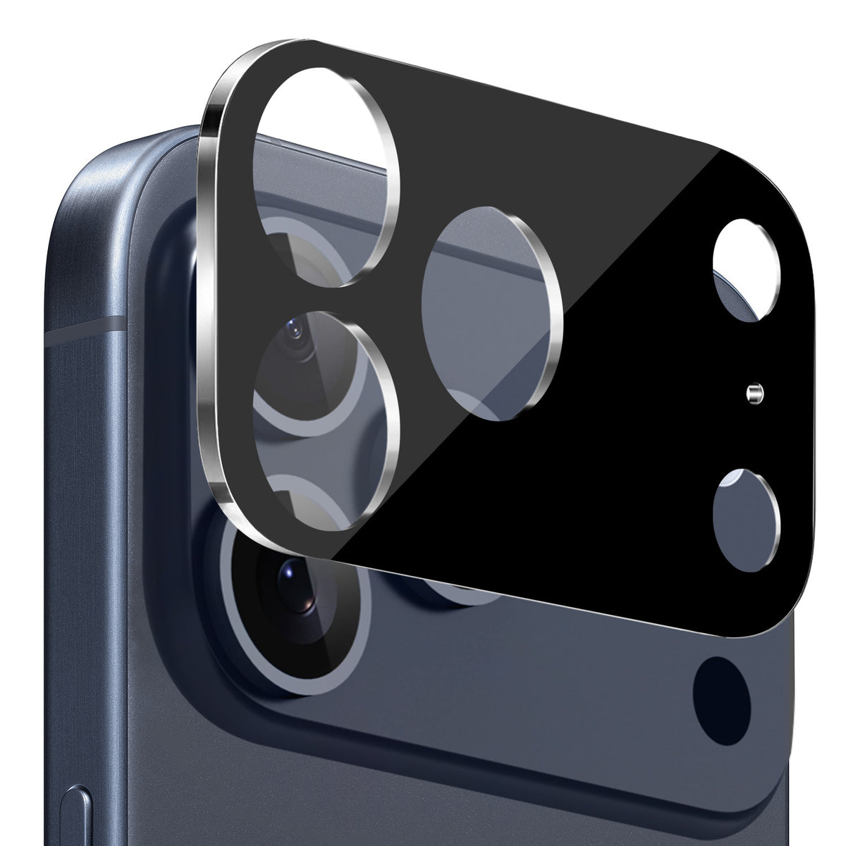 Camera Lens Protector for Apple iPhone 18 Pro Max Camera Lens Tempered Glass 2.5D Scratch Resistant Anti Fingerprint HD Clear Protective Color Edge Black