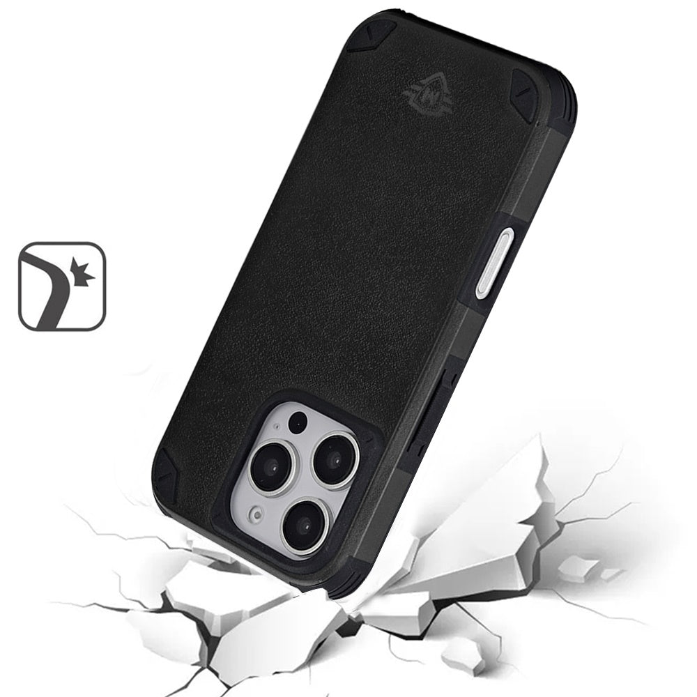 For Apple iPhone 16 (6.1") Premium Heavy Duty Dual-Layer Rugged Protection, Shockproof Tough Magnetic Compatible with MagSafe Case Cover