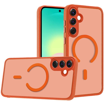 Matte Frosted Magnetic Back Hybrid Hard PC Soft TPU Camera Protection Slim Shock Absorbing Anti Fingerprint