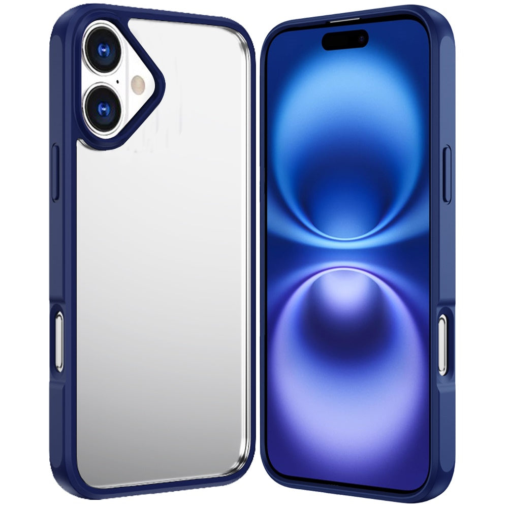 For Apple iPhone 17 Hybrid Transparent HQ Slim Shockproof Clear Protective Thick 2.0mm TPU Frame Case Cover