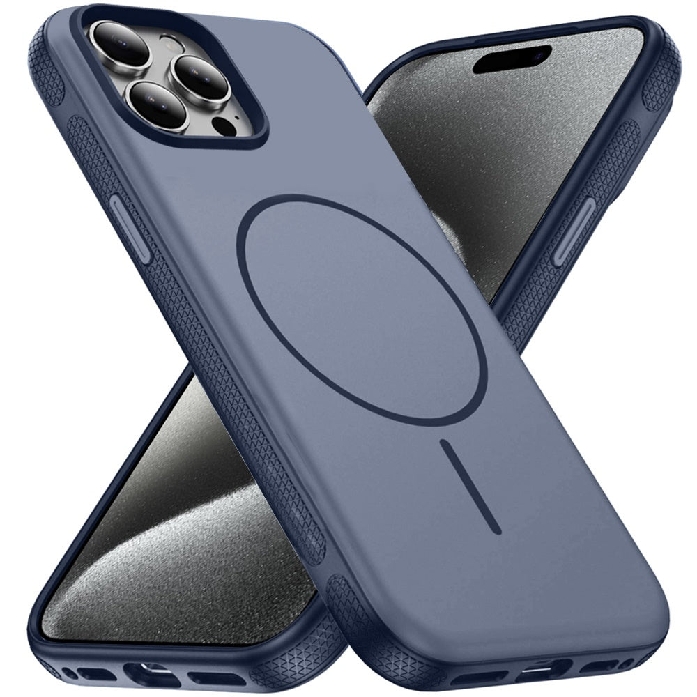Phone Case for Apple iPhone 15 Pro Super Magnetic Compatible with MagSafe Matte Hybrid TPU Shockproof Protective Durable Grip Edge Slim Fit Cover