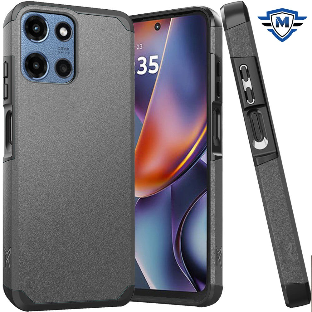 For Motorola Moto G 5G 2025 Premium Slim Tough 2in1 Hybrid Case Dual-Layer PC TPU Rubber Armor with Shockproof Protection Case Cover