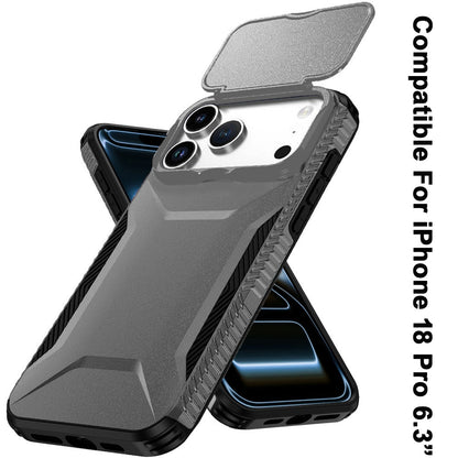 Phone Case for Apple iPhone 18 Pro Shockproof Hybrid Rugged Grip Camera Window Guard Window Protective Heavy Duty Slim Textured Design Cover