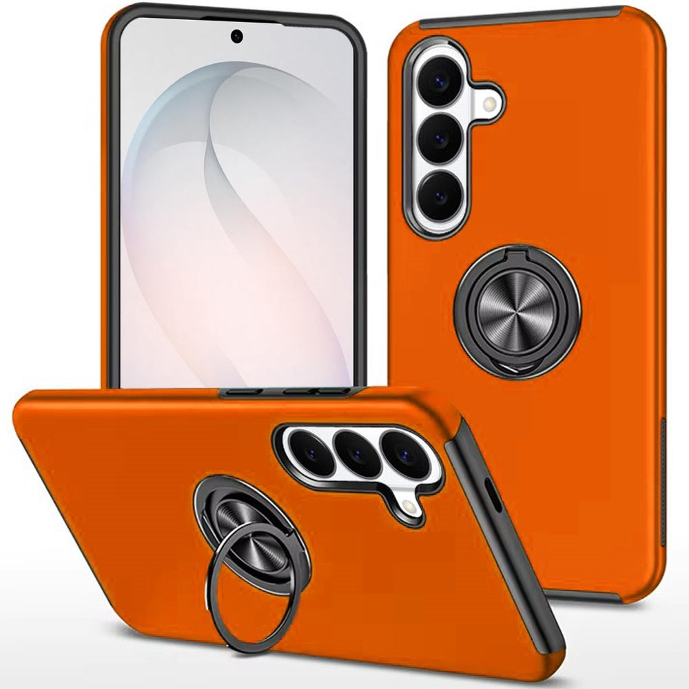 Phone Case for Samsung Galaxy S26 FE /Fan Edition Invisible Ring Stand Shockproof Anti Slip Durable Grip Protective Hybrid Slim Fit Magnetic Car Mount Holder Cover