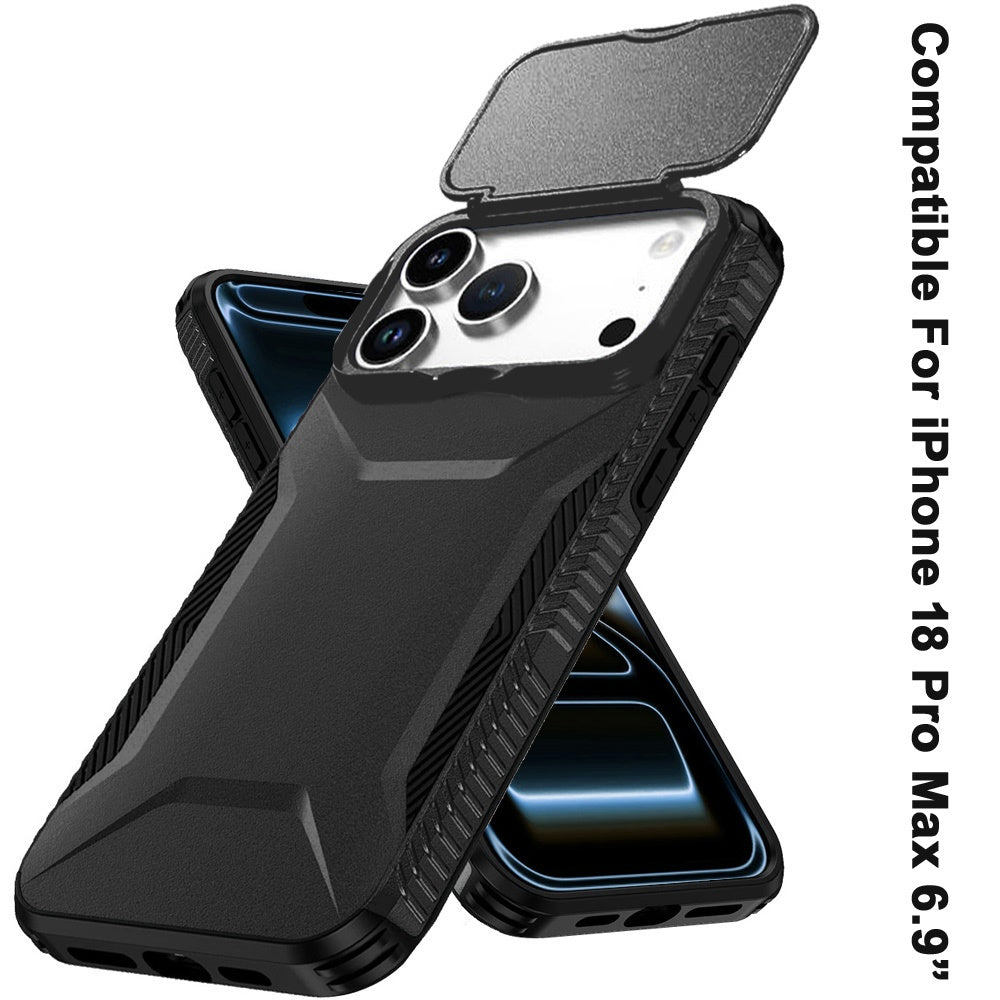 Phone Case for Apple iPhone 18 Pro Max Shockproof Hybrid Rugged Grip Camera Window Guard Window Protective Heavy Duty Slim Textured Design Cover
