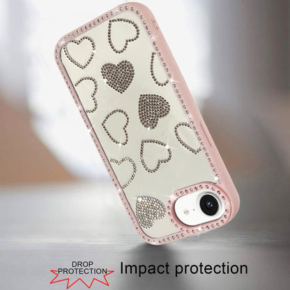 Spread Love Glitter Shimmer Bling Diamond Edge Hybrid Drop Protection Shockproof Design